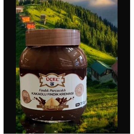 ÜÇEL KAKAOLU FINDIK KREMASI 700 GR (%45 FINDIK)