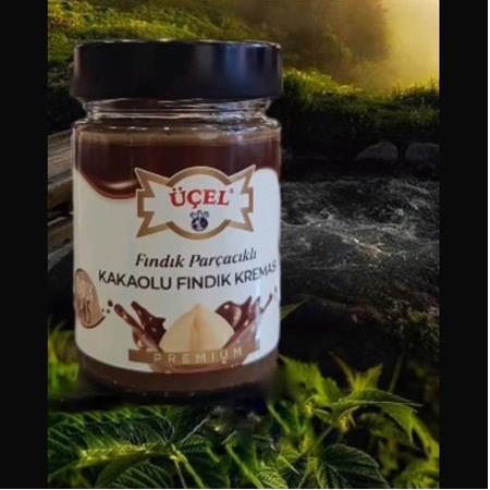 ÜÇEL KAKAOLU FINDIK KREMASI 330 GR (%45 FINDIK)
